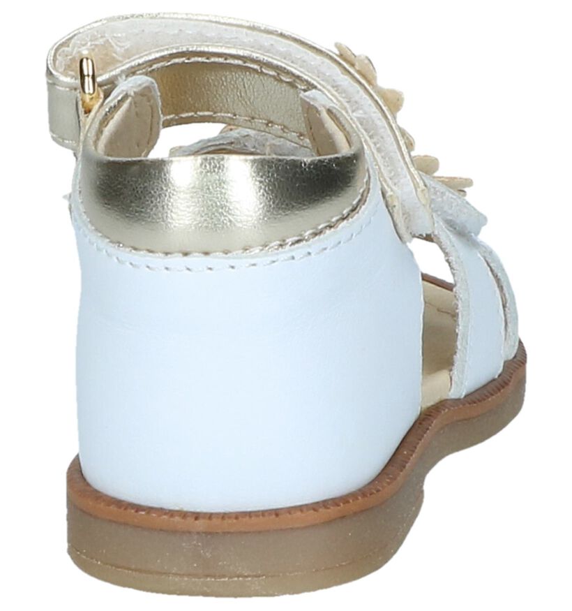 Lunella Sandales pour bébé en Blanc en cuir (238978)