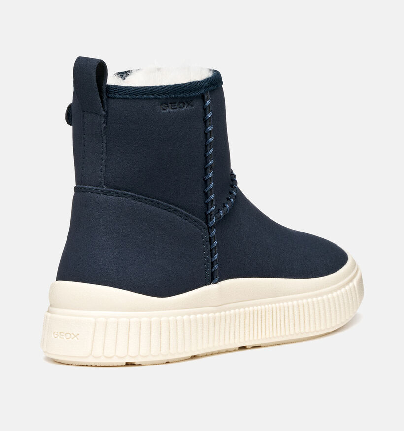 Geox Laquinny Bottes hautes en Bleu foncé pour filles (361914) - pour semelles orthopédiques