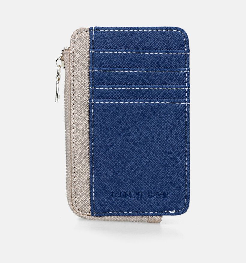 Laurent David Marie 008 Porte-monnaie zippé en Bleu pour femmes (342641)