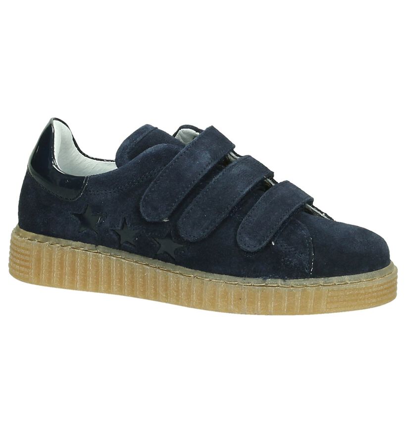 Kaki Creeper Sneaker Tango met Sterren in daim (198420)