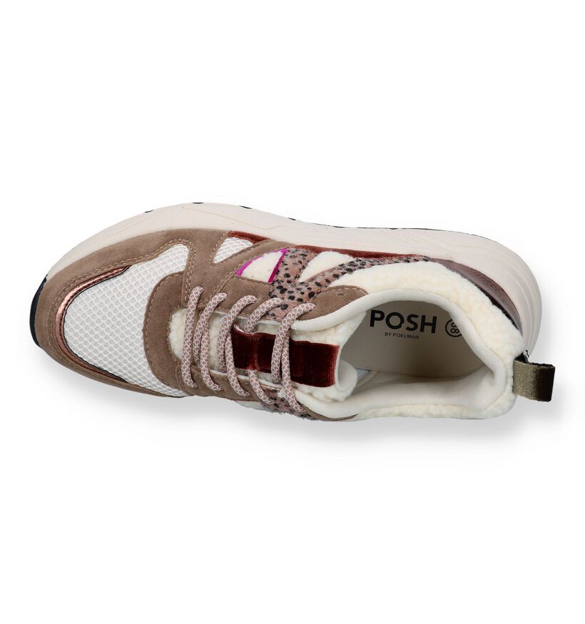 Poelman Baskets casual en Cognac pour femmes (328563)