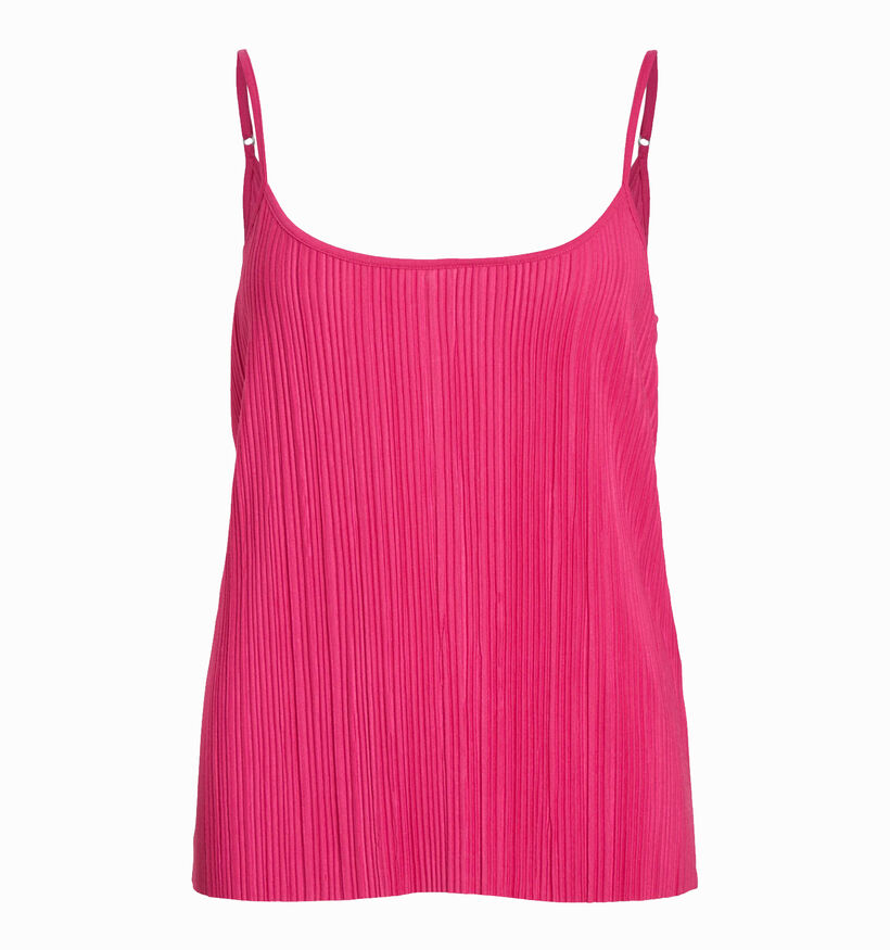 Vila Plisa Débardeur en Fuchsia pour femmes (328701)
