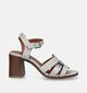 Tamaris Ecru Sandalen Met Blokhak voor dames (341307)