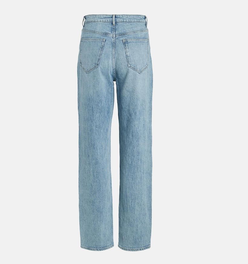 Vila Kelly Jeans taille haute L32 en Bleu pour femmes (334389)