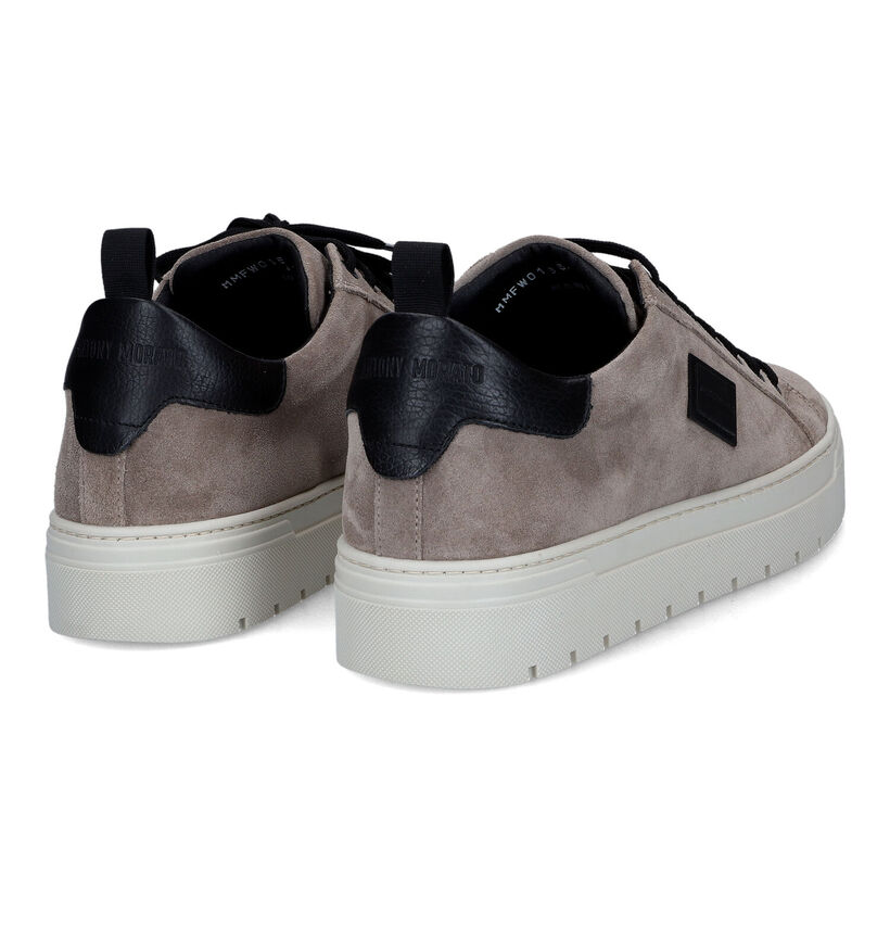 Antony Morato Taupe Veterschoenen in daim (315647)