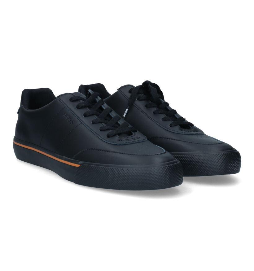 Boss Aiden Tenn Chaussures à lacets en Noir en simili cuir (317540)
