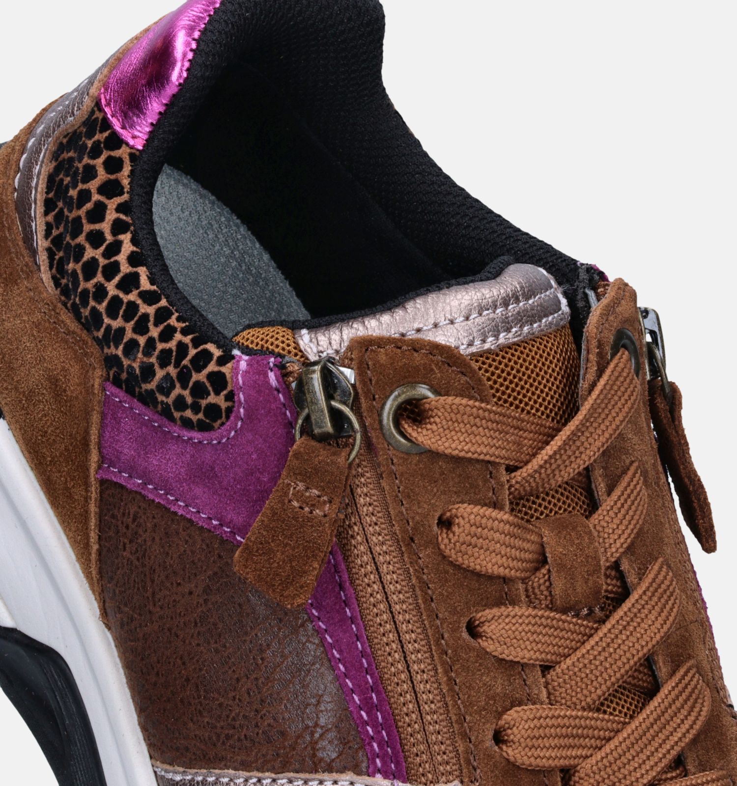 Gabor Rollingsoft Bruine Sneakers Dames Sneakers Lage schoenen Online op TORFS.BE