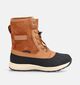 Luhta Tuttu MS Boots en Cognac/Noir pour femmes (378595) - pour semelles orthop&eacute;diques