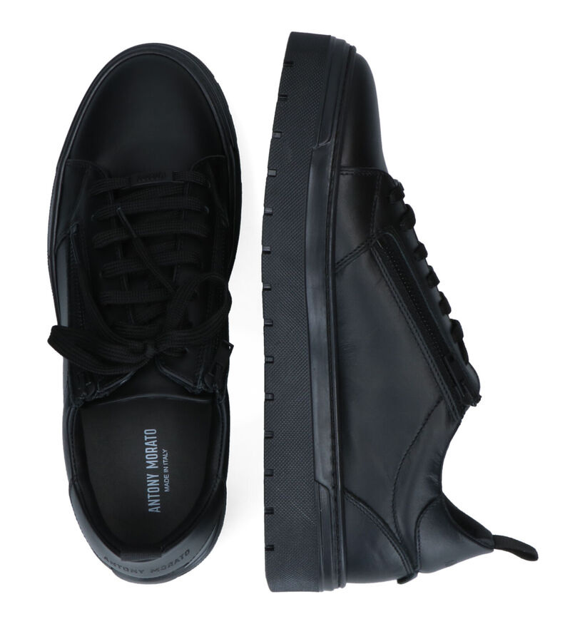 Antony Morato Zwarte Veterschoenen in leer (315643)