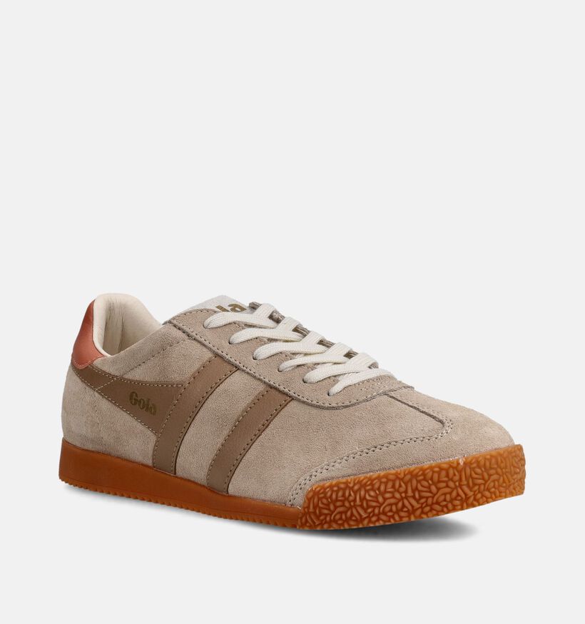 Gola Elan Beige Casual Sneakers voor dames (368314) - geschikt voor steunzolen