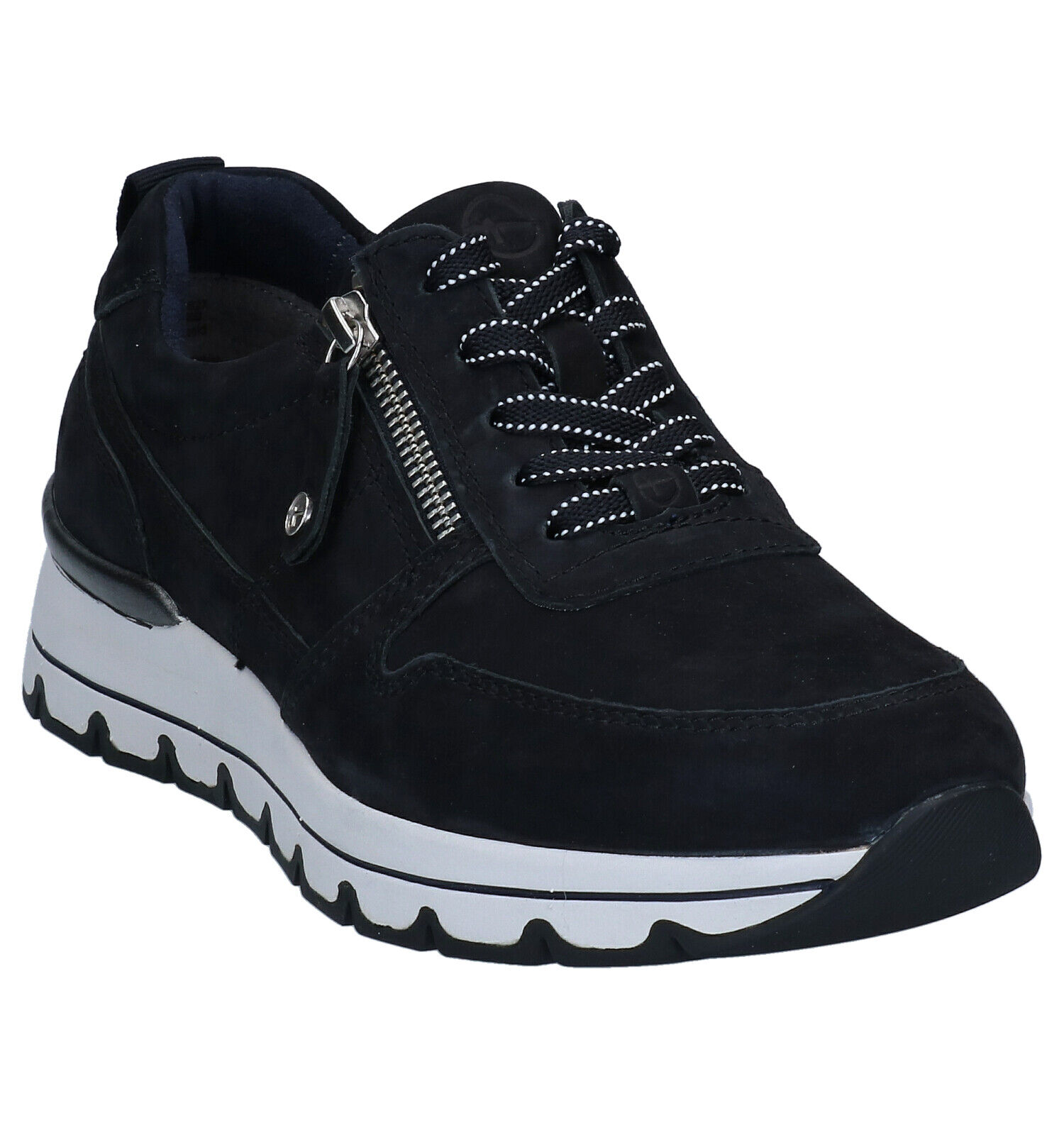 Blauwe veterschoenen dames top