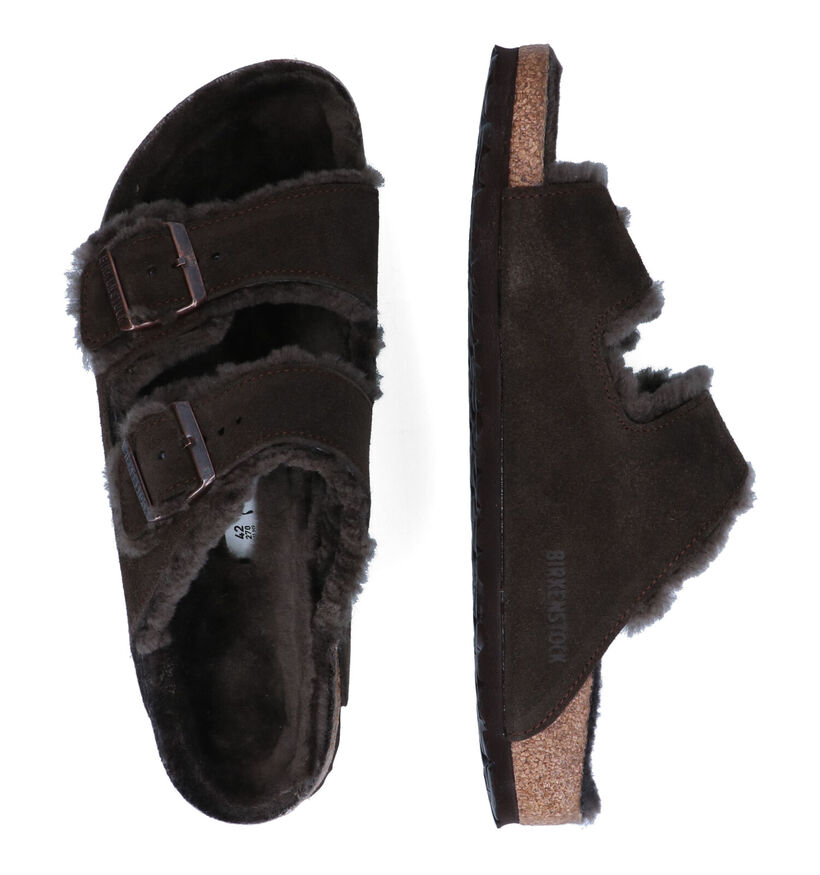 Birkenstock Arizona Grijze Slippers voor heren (330622)