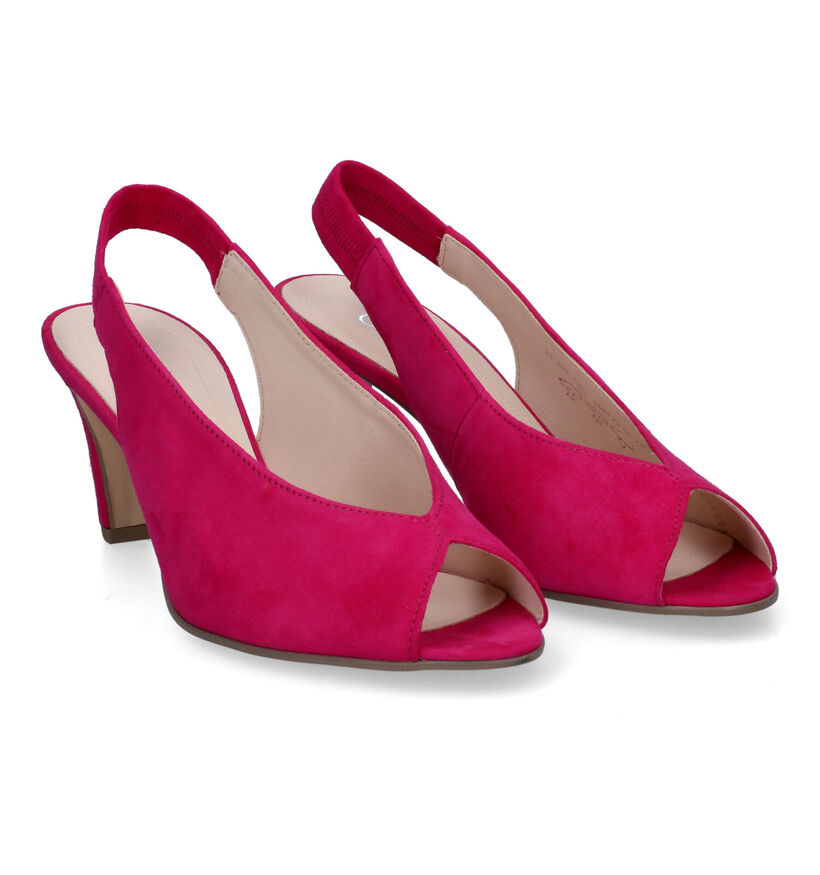 Gabor Sandales à talons en Rose fuchsia pour femmes (308418)