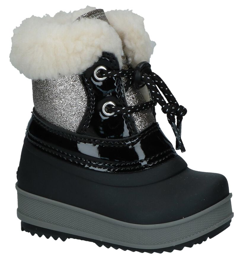 Zwart/Zilveren Olang Ol Ape Lux Snowboots in kunstleer (230912)