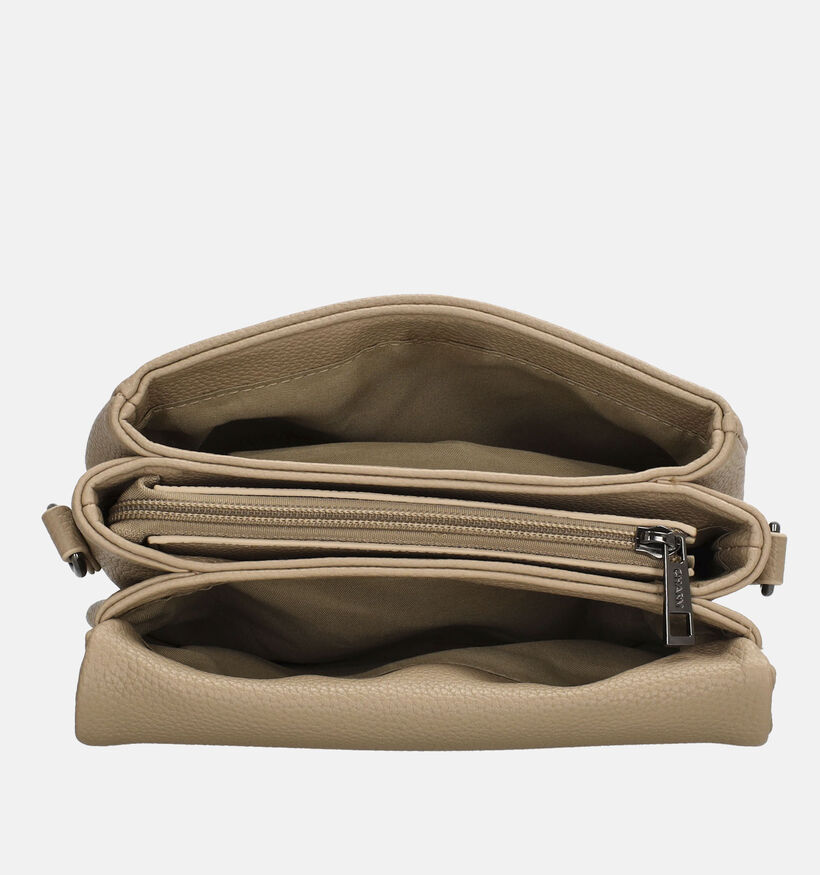 Charm London Pentonville Donkerbeige Crossbodytas voor dames (374413)