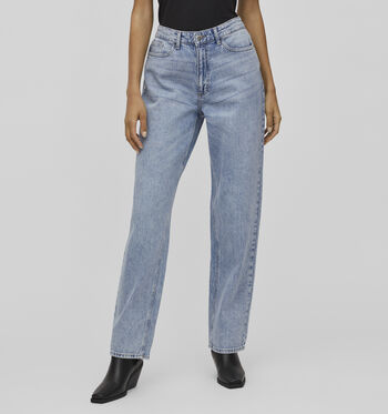 Vila Jeans Wit/Blauw