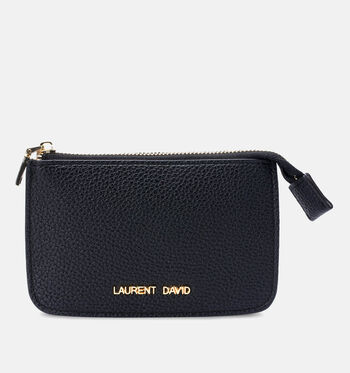 Laurent David Portemonnees Zwart/Rose gold/Bordeaux
