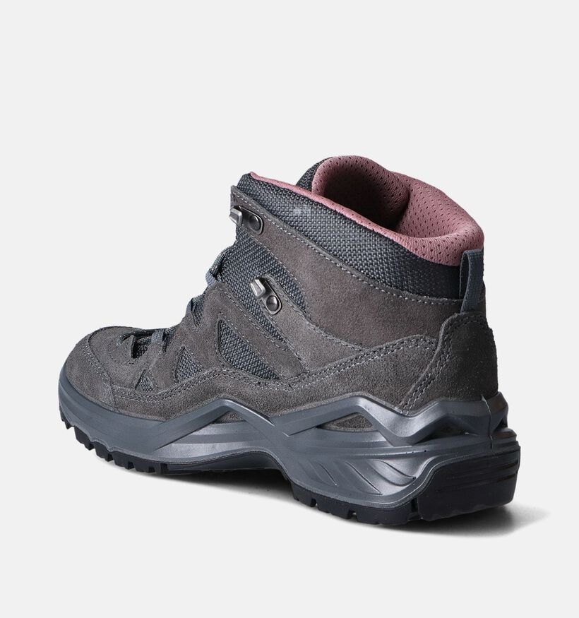LOWA Sirkos EVO GTX Mid Chaussures outdoor en Gris pour femmes (355803) - pour semelles orthopédiques