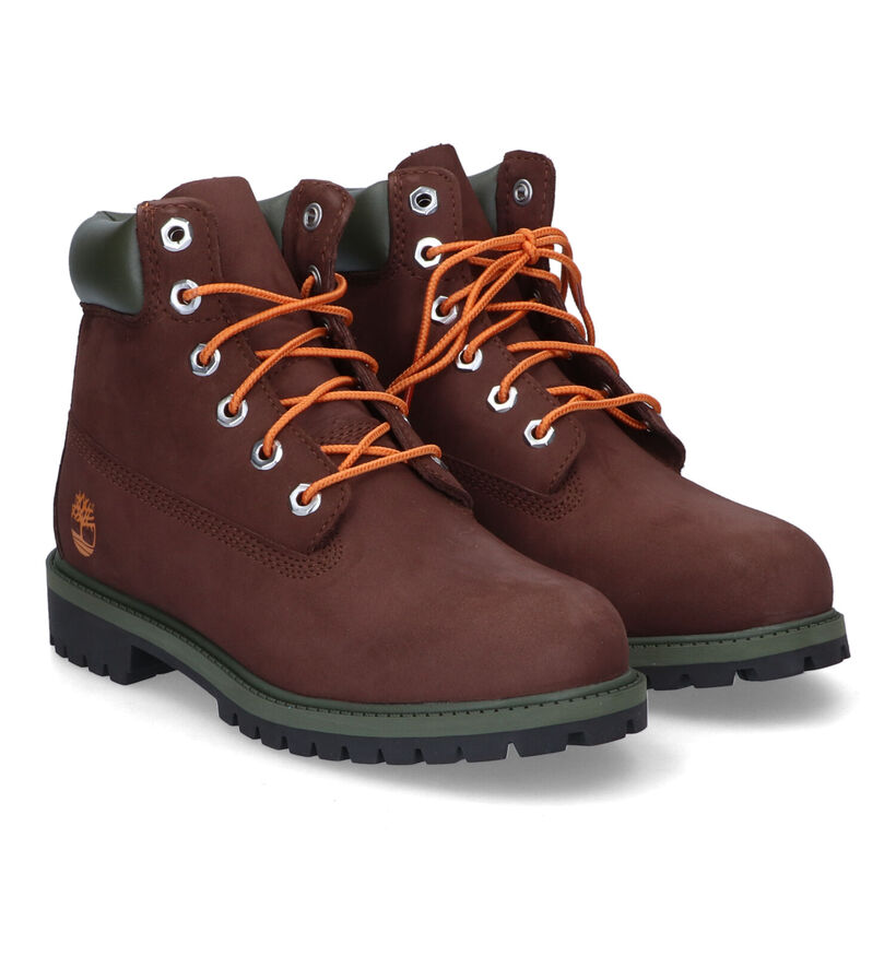 Timberland 6 Inch Premium WP Bruine Boots voor jongens (313065) - geschikt voor steunzolen