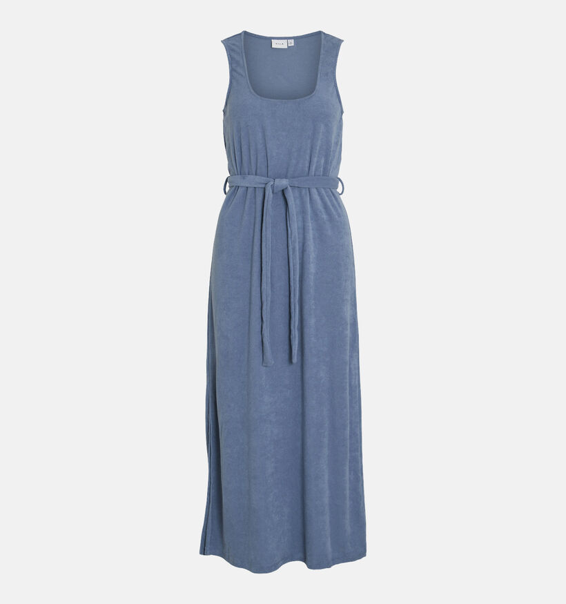 Vila Frotté Robe maxi en Bleu pour femmes (342103)