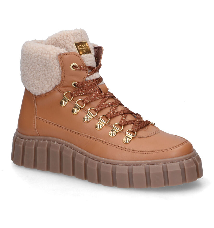 Scapa Ecru Sneakers in faux fur (317182)