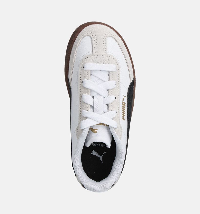 Puma Club II Era Witte Sneakers voor jongens, meisjes (359293) - geschikt voor steunzolen