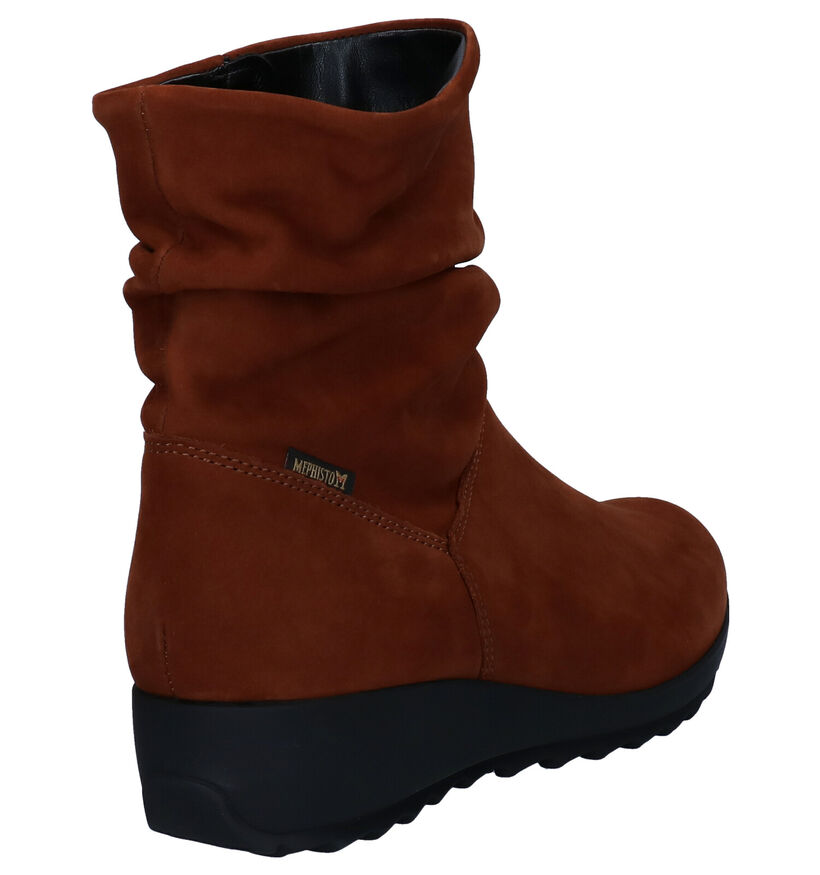 Mephisto Agatha Taupe Enkellaarsjes voor dames (330828)
