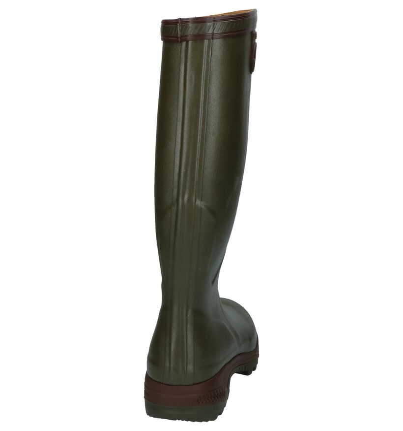 Aigle Bottes de pluie en Vert kaki pour hommes (161478)