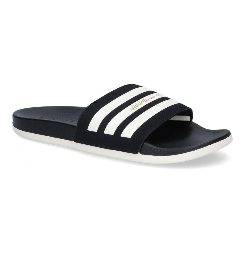 adidas Adilette Comfort Zwarte Slippers in kunststof (293429)