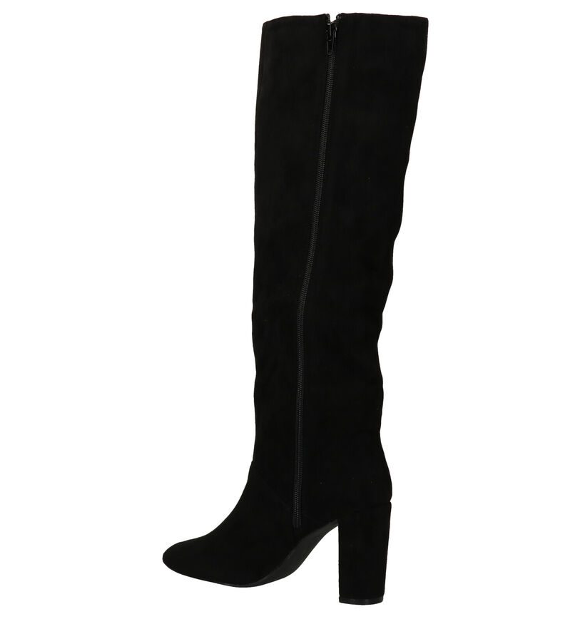 Vanessa Wu Bottes hautes en Noir en textile (292602)