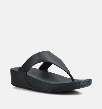 FitFlop Lulu Slippers Zwart/Wit/Goud/Cognac/Blauw/Roze