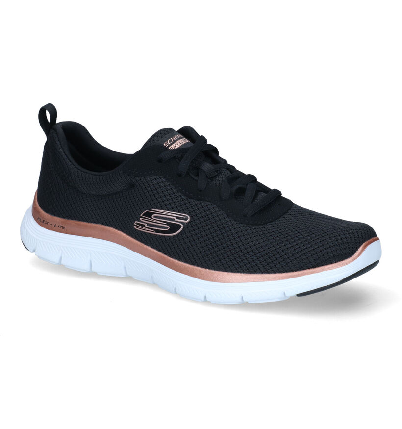 Skechers Flex Appeal 4.0 Baskets en Noir pour femmes (310633)