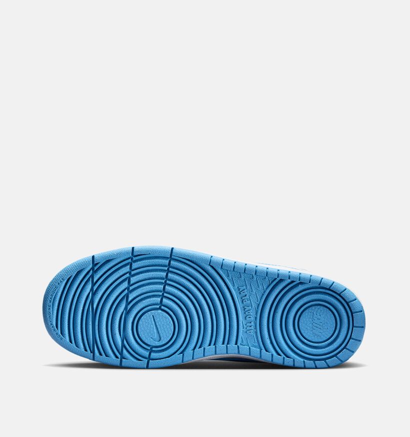 Nike Court Borough MID 2 GS Baskets en Bleu pour filles, garçons (350496)