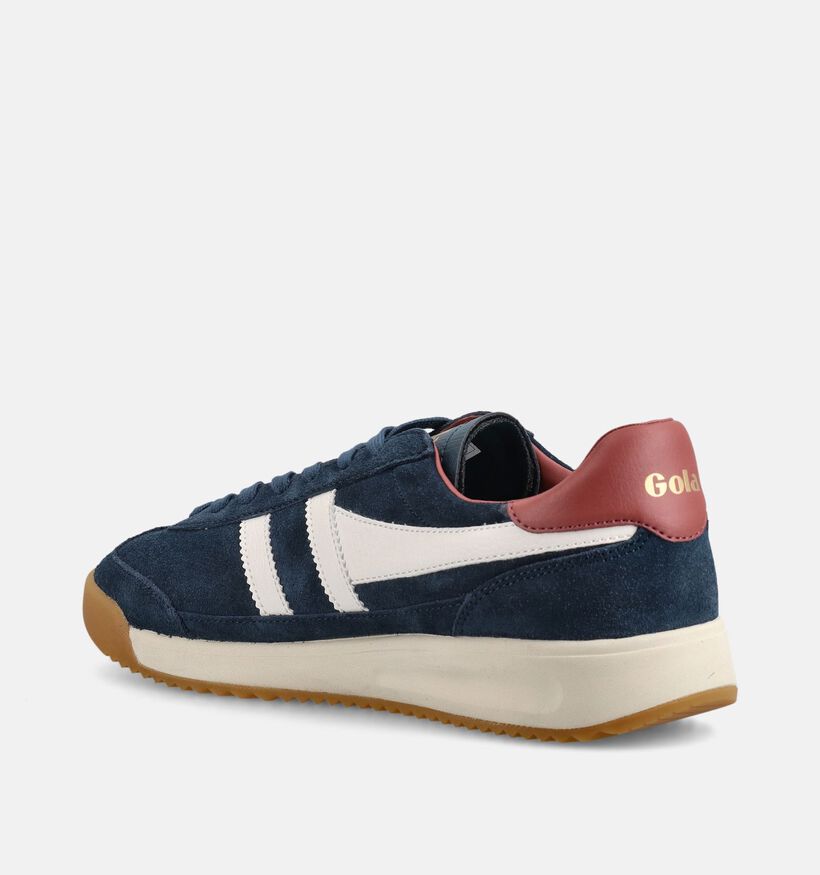 Gola Tornado '88 Chaussures plates en Bleu fonc&eacute; pour hommes (368575) - pour semelles orthop&eacute;diques