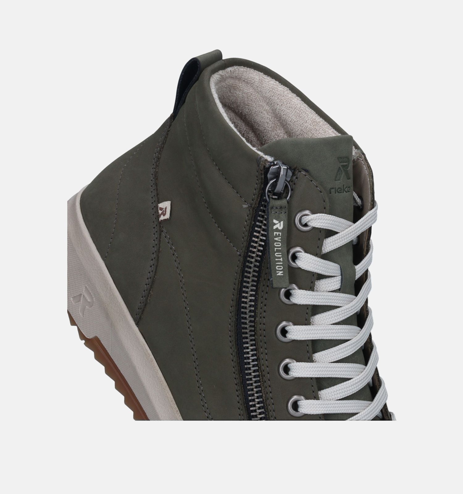 Rieker R Evolution Kaki Hoge sneakers Dames Sneakers Online op TORFS.BE
