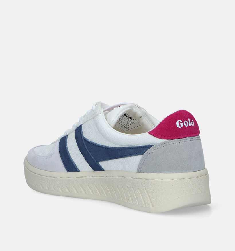 Gola Grandslam Trident Witte Sneakers voor dames (336364) - geschikt voor steunzolen