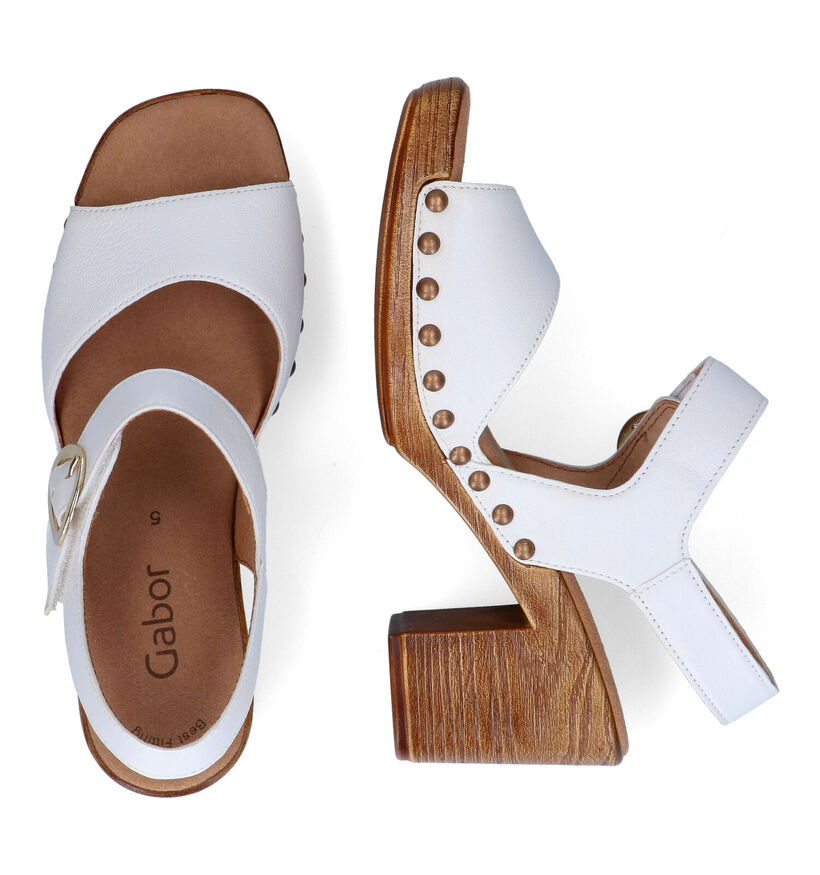 Gabor Best Fitting Sandales en Blanc pour femmes (306139)