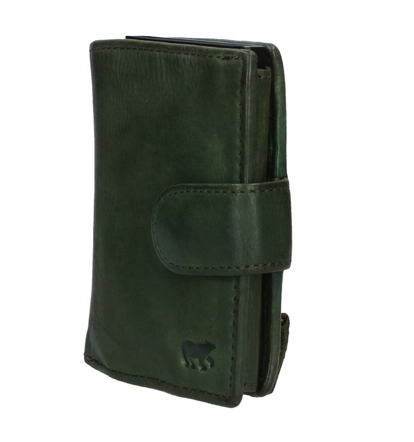 Bear Design Zwarte Kaartenhouder voor heren (350748)