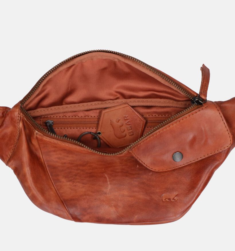 Bear Design Sac banane en Cognac pour femmes (350782)