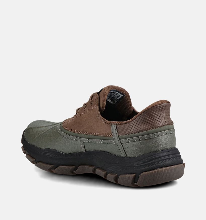 Skechers x John Deere Kakigroene/Bruine Mocassins voor heren (379535)