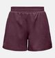 JDY Terry Pocket Bordeaux Short voor dames (374854)