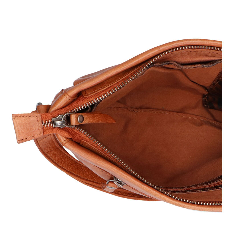 Burkely Just Jackie Grijze Crossbody Tas in leer (297305)
