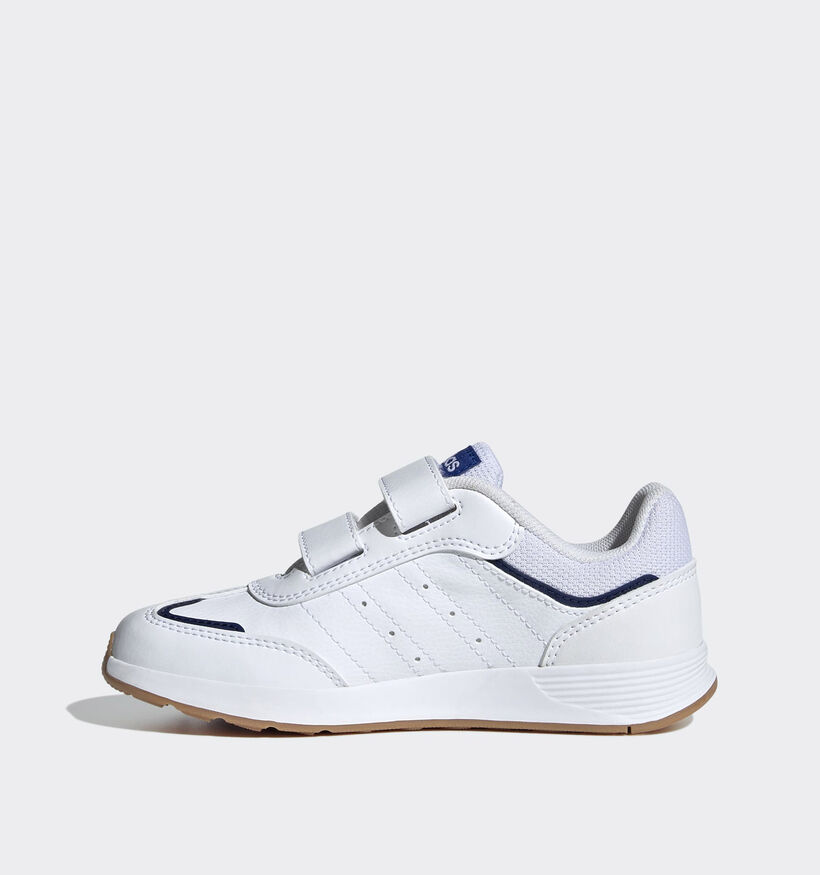 adidas Tensaur Switch Witte Velcrosneakers voor jongens, meisjes (366053) - geschikt voor steunzolen