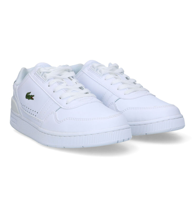 Lacoste T-Clip Baskets en Blanc pour femmes (322613)