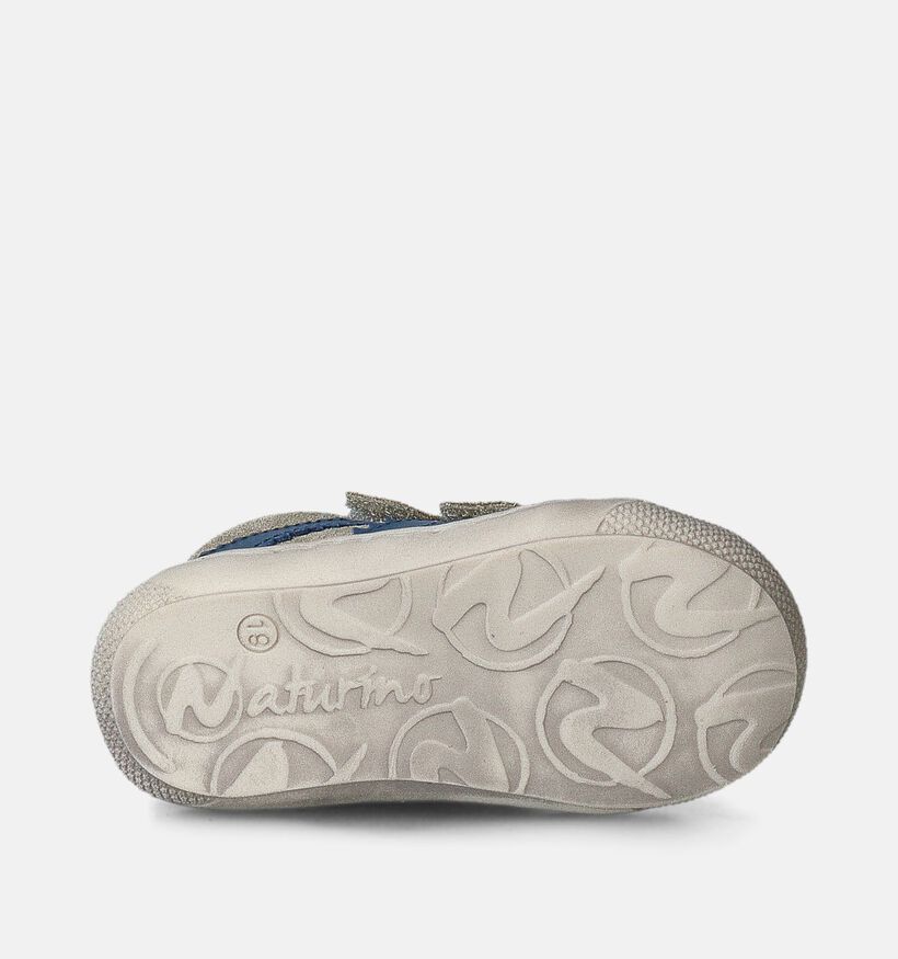 Naturino Macks Suede Kaki Babyschoentjes voor jongens (359957) - geschikt voor steunzolen
