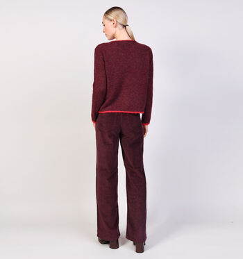 Vero Moda Pantalons Bordeaux