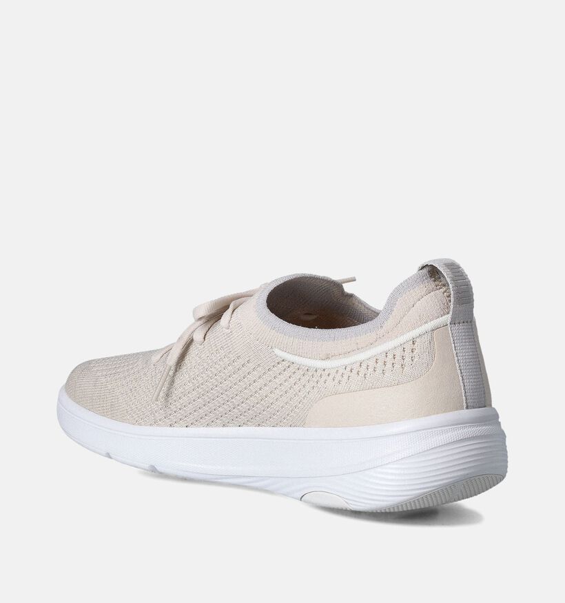 FitFlop Super-Q Knit Slip-on Beige Sneakers voor dames (353672)