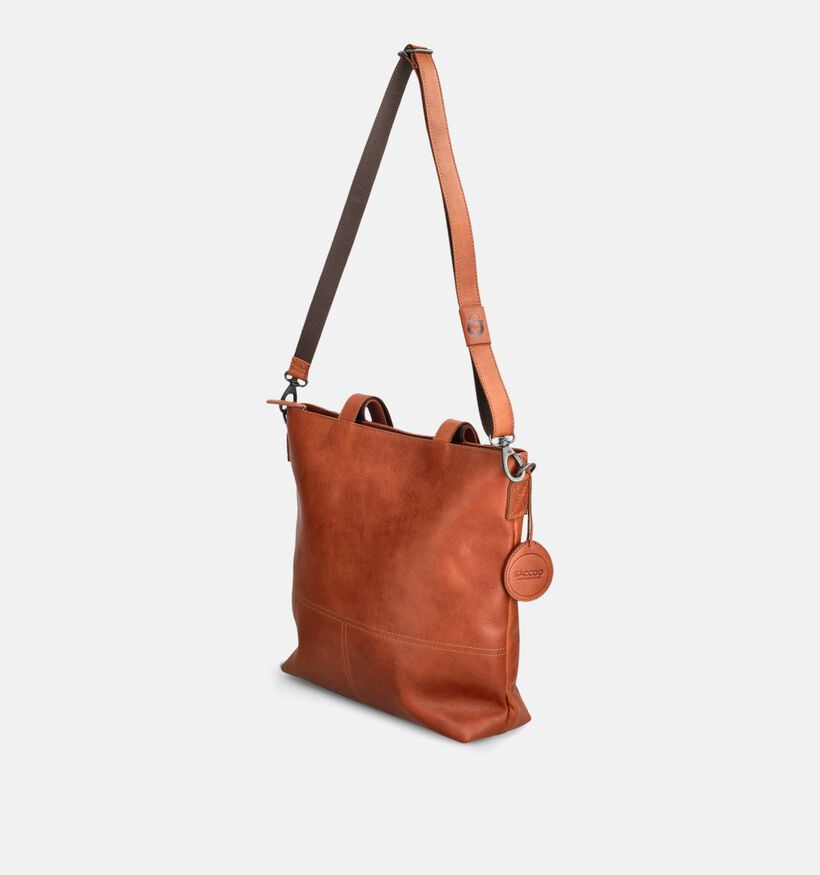 Saccoo Compras Sac &agrave; bandouli&egrave;re en Cognac pour femmes (381766)