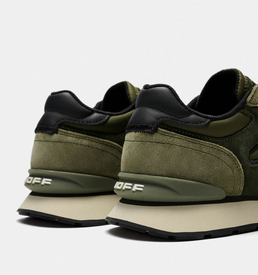 HOFF City Chaussures plates en Vert kaki pour hommes (377275)