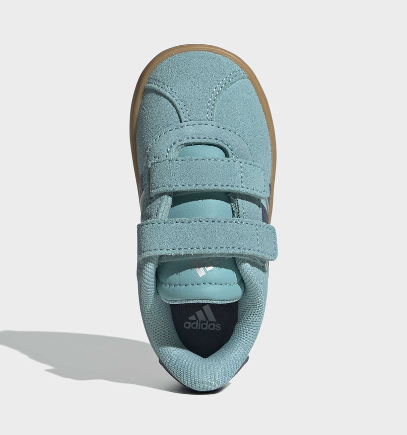 adidas VL Court 3.0 Turquoise Sneakers voor jongens, meisjes (366987) - geschikt voor steunzolen
